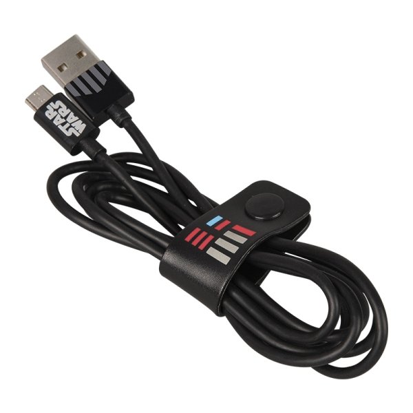 részlet Micro USB kábel Star Wars - Darth Vader 120 cm