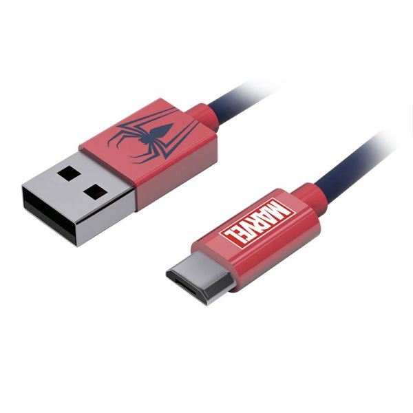 részlet Micro USB kabel Spider-Man 120 cm