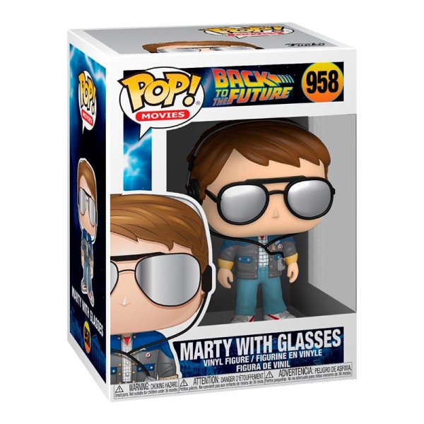 részlet Funko POP! Movie: BTTF - Marty w/glasses (Back to the Future)