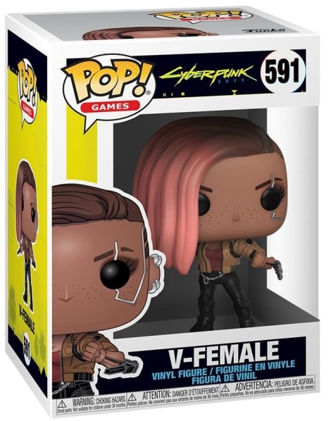 részlet Funko POP! Games: Cyberpunk 2077 - V-Female