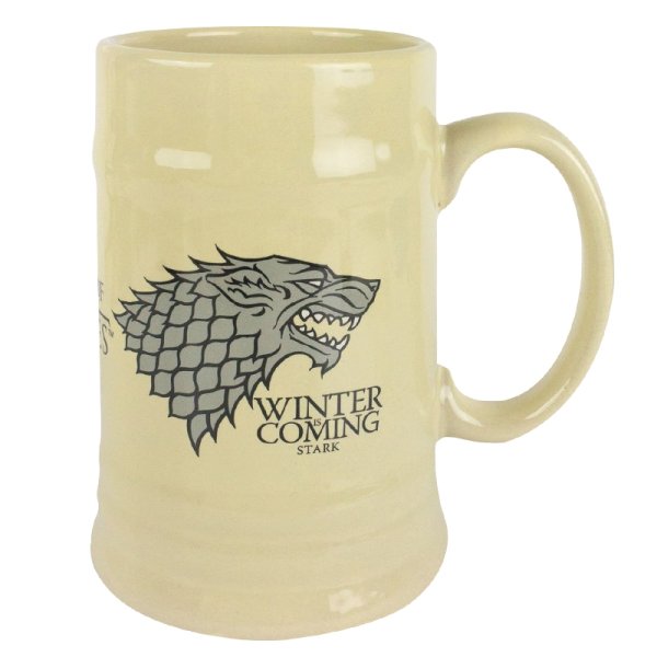 részlet Keramický korbel Game of Thrones - Stark