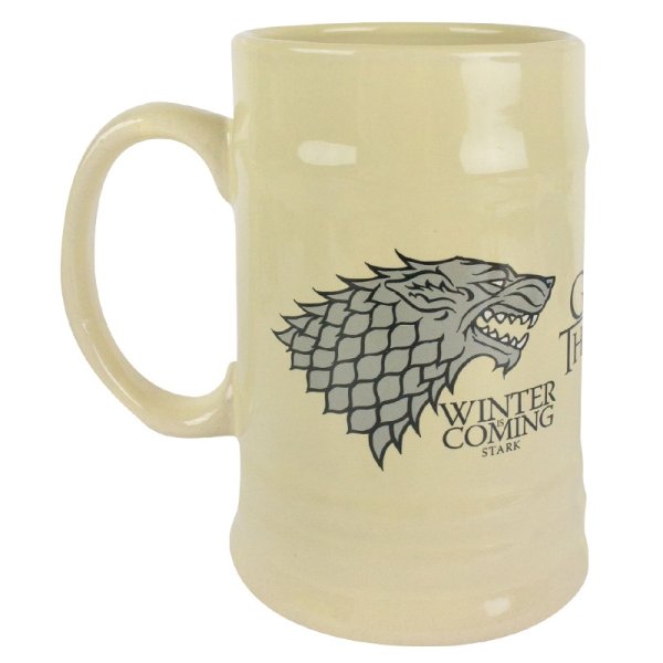 részlet Keramický korbel Game of Thrones - Stark