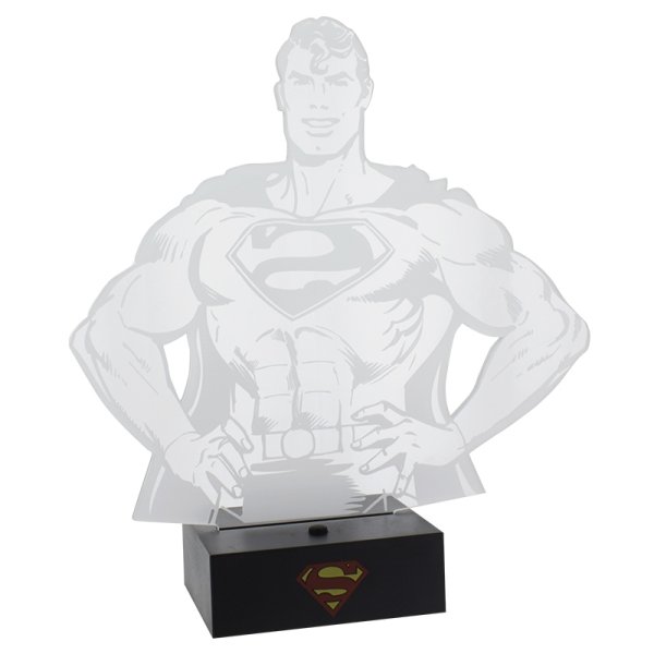 részlet Superman lámpa
