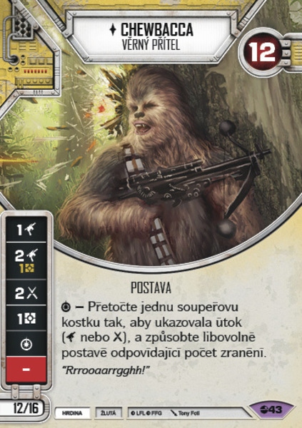 részlet Star Wars Destiny: Probuzení - doplňkový balíček