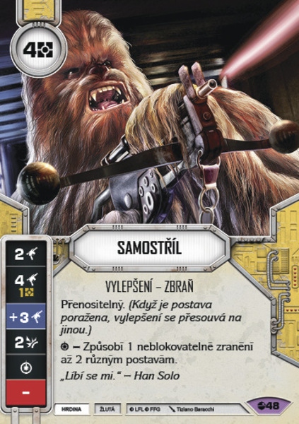 részlet Star Wars Destiny: Probuzení - doplňkový balíček