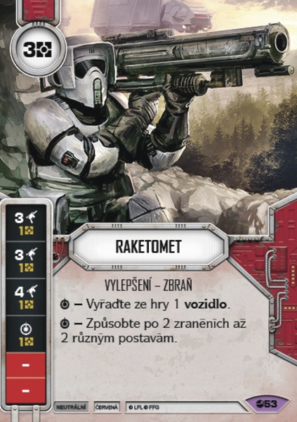 részlet Star Wars Destiny: Probuzení - doplňkový balíček