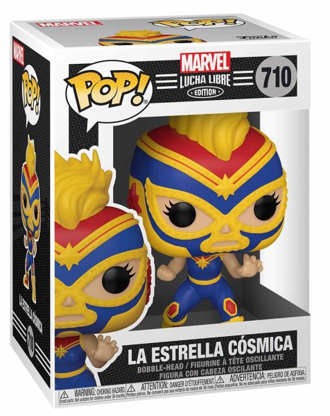 részlet Funko POP! Marvel: Luchadores - Captain Marvel