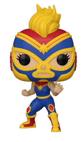 részlet Funko POP! Marvel: Luchadores - Captain Marvel
