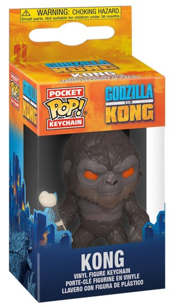 részlet Kulcstartó Funko Pocket POP! Godzilla Kong ellen - Kong w/Battle Axe