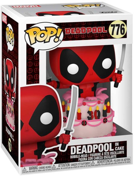 részlet Funko POP! Marvel: Deadpool 30th - Deadpool in Cake