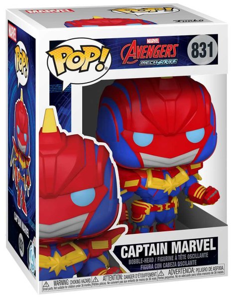 részlet Funko POP! Marvel: Marvel Mech - Cap. Marvel