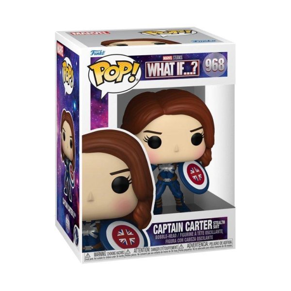 részlet Funko POP! Marvel: What If S3 - Captain Carter (Stealth)