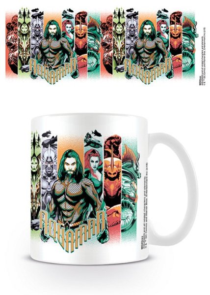 részlet Bögre - Aquaman, karakterek