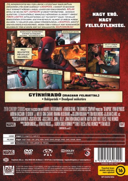 detail Deadpool - DVD