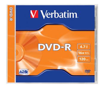 detail Verbatim DVD-R 4.7GB jewel