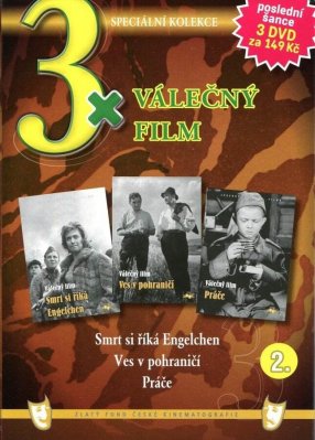 3x Válečný film 2: Smrt si říká Engelchen + Ves v pohraničí + Práče DVD pošetka