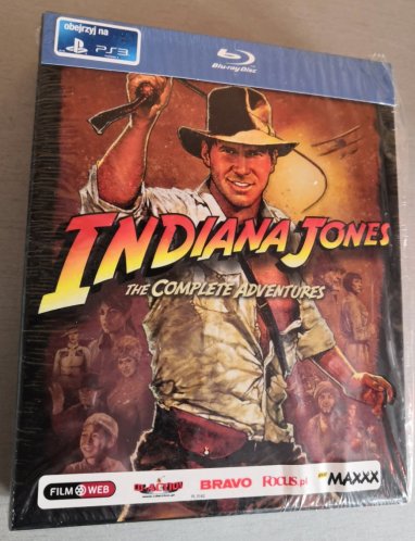 Indiana Jones Quadrilogy 1-4 Digibook 4BD + bonus disk OUTLET