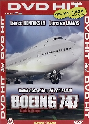 detail Boeing 747 - DVD pošetka