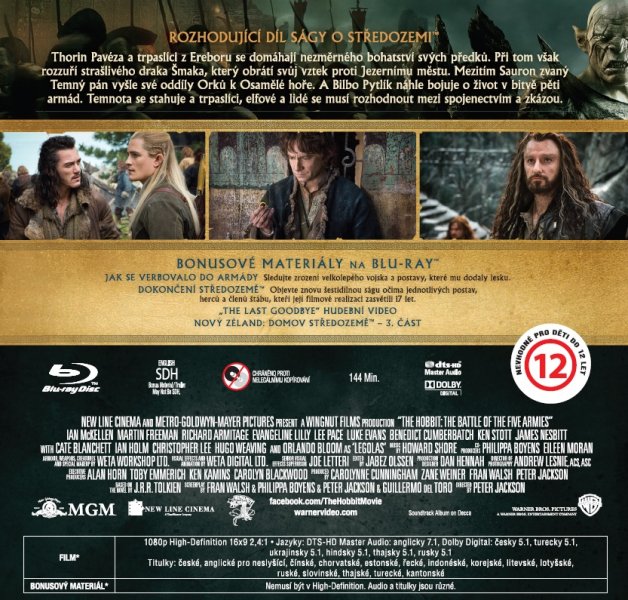 detail A hobbit: Az öt sereg csatája - Blu-ray