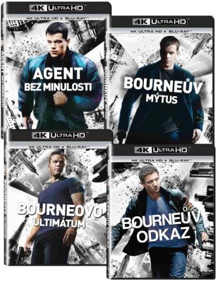 Bourneova kolekce 4 filmů - 4K Ultra HD Blu-ray + Blu-ray (8BD)