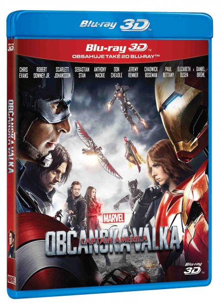 detail Amerika Kapitány: Polgárháború - Blu-ray 3D + 2D