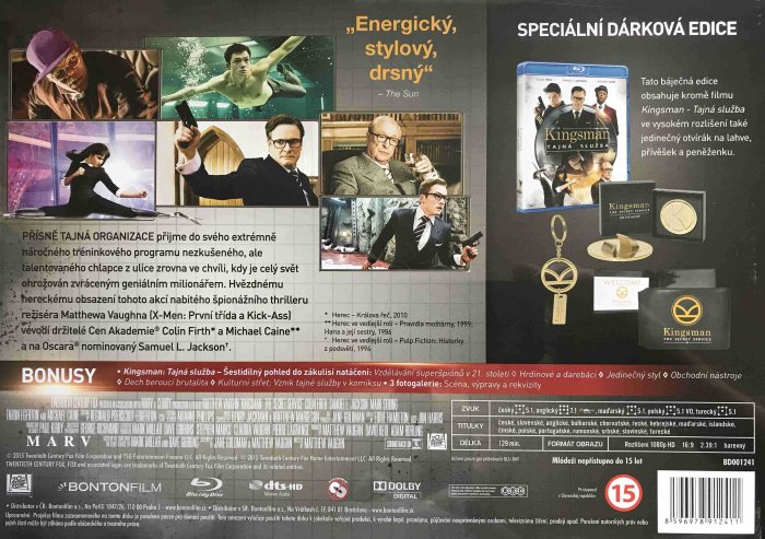 detail Kingsman: A titkos szolgálat (limitált ajándékdobozos változat) - Blu-ray