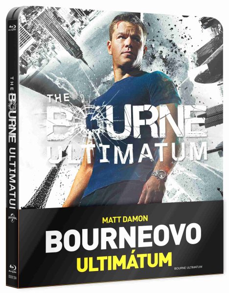 detail A Bourne-ultimátum - Blu-ray Steelbook