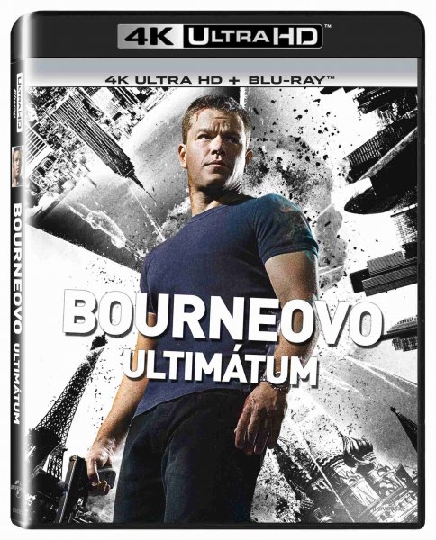 detail A Bourne ultimátum - 4K Ultra HD Blu-ray + Blu-ray (2 BD)