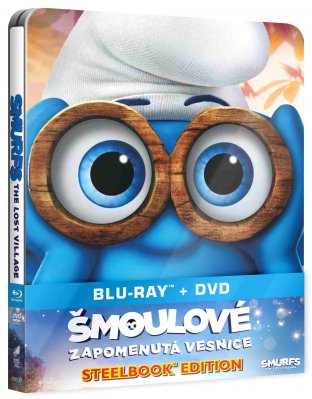 Šmoulové: Zapomenutá vesnice - Blu-ray Steelbook (BD + DVD)