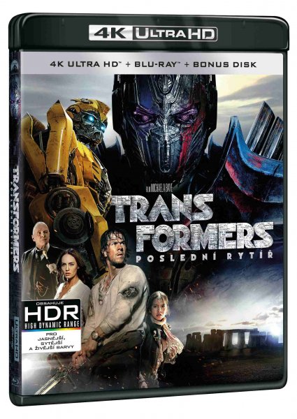 detail Transformers: Az utolsó lovag - UHD Blu-ray + Blu-ray + bonus (3 BD)