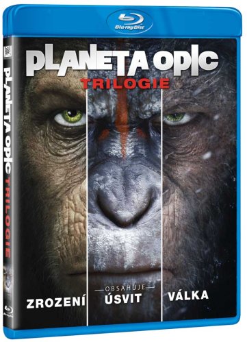 A majmok bolygója - a trilógia 1-3 (Gyűjtemény) Blu-ray