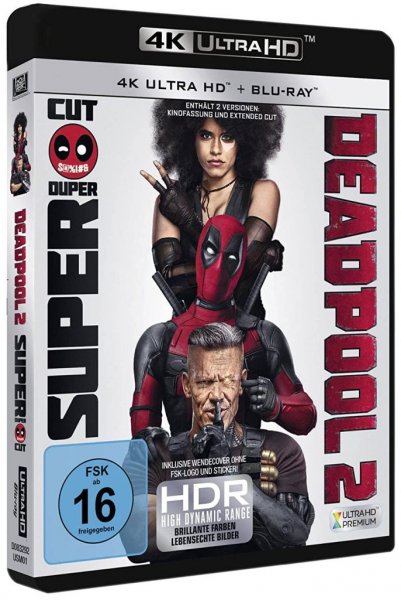 detail Deadpool 2 - 4K Ultra HD Blu-ray (2BD) původní a prodloužená verze