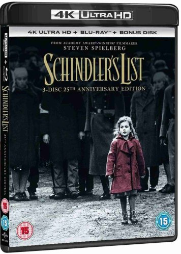 Schindler listája - 25 éves jubileumi kiadás - 4K Ultra HD + Blu-ray