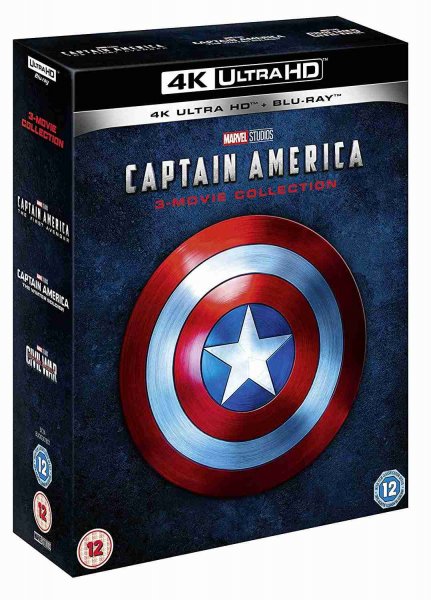 detail Amerika kapitány 1-3 gyűjtemény 4K Ultra HD Blu-ray + Blu-ray 6BD (CZ nélkül)