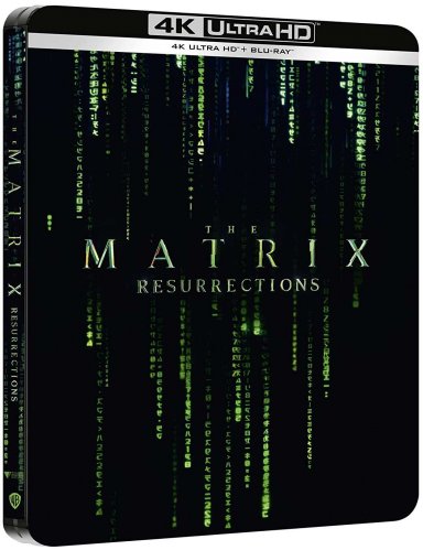 Mátrix: Feltámadások - 4K Ultra HD Blu-ray + Blu-ray Steelbook (green)