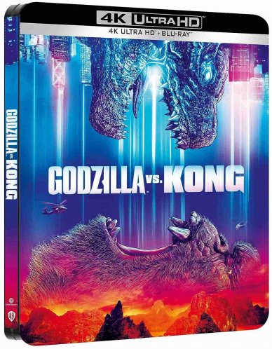 Godzilla vs. Kong - Blu-ray (magyar nyelven) + 4K Ultra HD BD (magyar nélkül) Steelbook