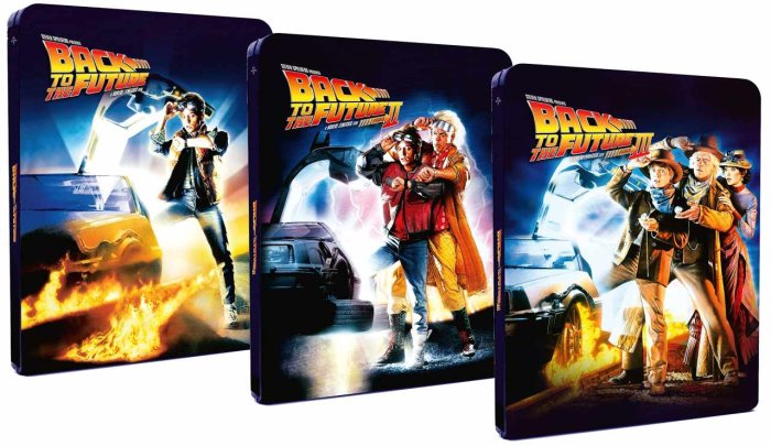 detail Vissza a jövőbe 1-3 Gyűjtemény - 4K Ultra HD Blu-ray + BD Steelbook