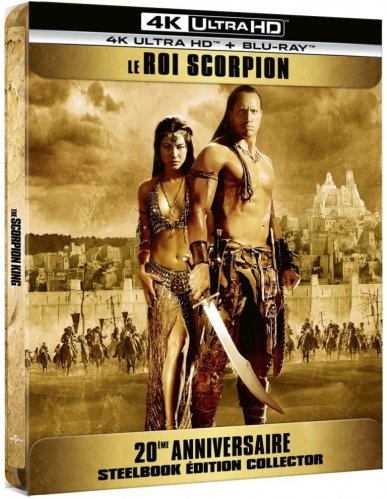 A skorpiókirály (20th Anniversary) - 4K Ultra HD Blu-ray + BD Steelbook (magyar nélkül) 