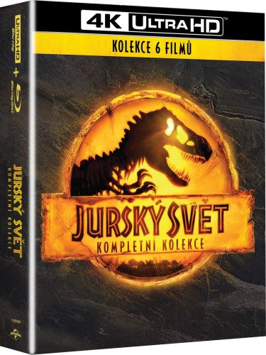 Jurassic World  1-6 Gyűjtemény - 4K Ultra HD Blu-ray + Blu-ray 12BD