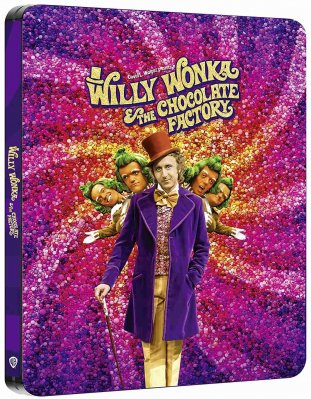 Pan Wonka a jeho čokoládovna - 4K Ultra HD Blu-ray + BD Steelbook (bez CZ)