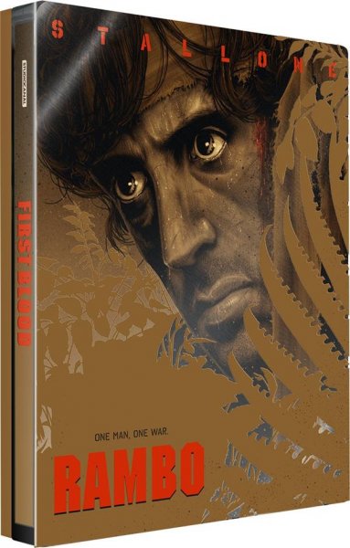 detail Rambo 1. - 4K Ultra HD Blu-ray + Blu-ray Steelbook limitált kiadás