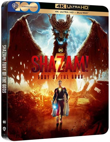 Shazam 2 - Az istenek haragja - 4K Ultra HD Blu-ray Steelbook (Dragon)