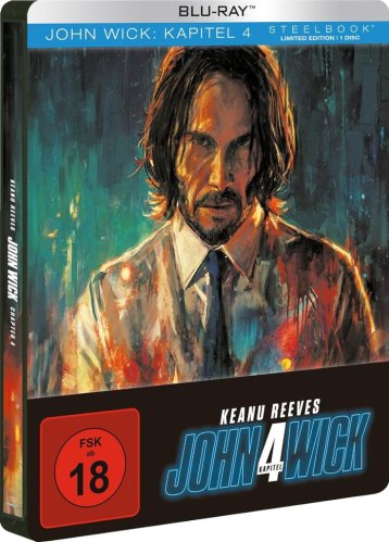 John Wick: 4. felvonás - 4K Ultra HD + Blu-ray Steelbook (painted)