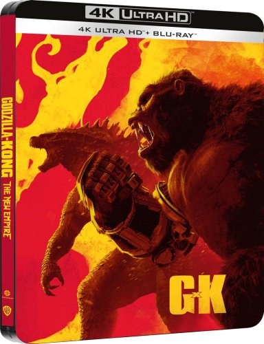 Godzilla x Kong: Az új birodalom - 4K Ultra HD Blu-ray Steelbook Red