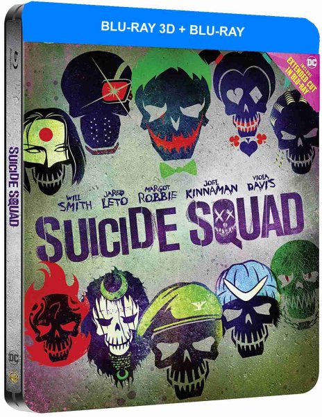 detail Suicide Squad - Öngyilkos osztag - Blu-ray 3D + 2D Steelbook