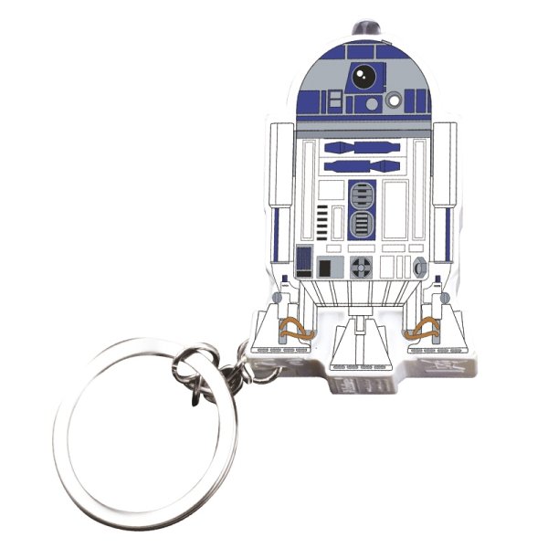 detail R2-D2 zseblámpa kulcstartó