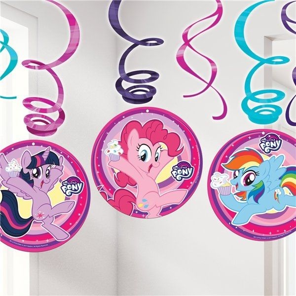 detail Točená dekorace - My Little Pony 6ks