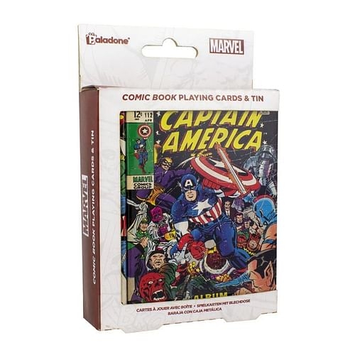 detail Amerika Kapitány játékkártyák